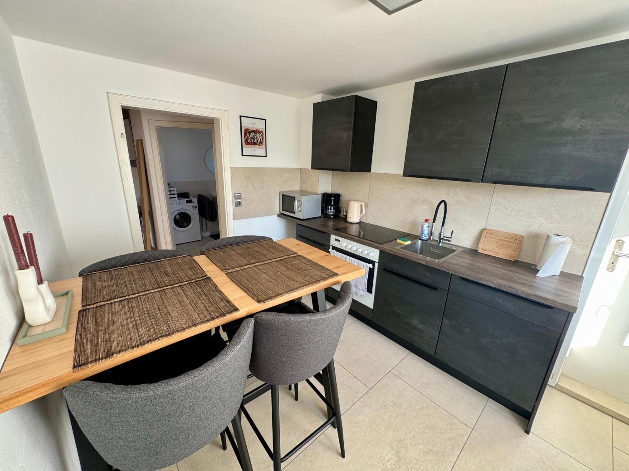 3 Zimmer Apartment Mit Flussblick - Self Check-In Егенфелден Екстериор снимка